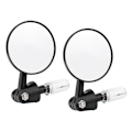 Miniatyrbillede 1 af 8: 2 stk. Motorcykel Modificerede Foldbare Styr Spejle Reflekterende Sidespejle 22mm 0.4