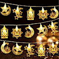 Pikkukuva 1 / 7: LED Ramadan -valosarja (20 LED) - 3m koristeelliset valot Eid Mubarakille, kotiin ja puutarhaan types of warm colors