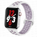 Miniatyrbilde 1 av 7: Sportrem for Apple Watch Band 45 mm 49 mm 44 mm 40 mm 41 mm 42 mm Silikonarmband correa iWatch Ultra 2 Series 9 8 SE 7 6 5 4 3 Hvit lalic 14 White lalic 14 SM