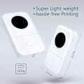 Pikkukuva 3 / 7: Kannettava Bluetooth-langaton pieni lämpötarratulostin, älykäs mobiili taskukokoinen tarratulostin, yhteensopiva iOS- ja Android-laitteiden kanssa