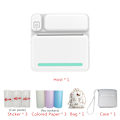 Miniatyrbillede 1 af 3: Mini fotoprinter, labelprinter, håndholdt notesbog, QR-kode termisk overførsel Bluetooth mini printer