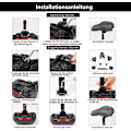 Pikkukuva 3 / 4: Polkupyörän satula, ergonominen retkigeelisatula ontto kaksoisjousi{GKS}