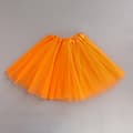 Tylskørt, balletskørt, dansetylskørt orange orange 30cm