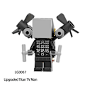 Miniatyrbilde 3 av 4: Skibidi Toalett Minifigurer Byggesett Kit Leker Gaver Til Barn Voksne Hjemmeinnredning 6 stk/sett