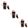 Miniatyrbillede 3 af 5: Diorama Miniature Malet Figur Harpiks Model Tog Bygning Skrivebord Dekoration Stil 4 Black L 3Set
