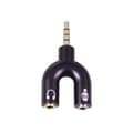 Miniatyrbilde 1 av 2: Splitter for hodetelefoner og mikrofon - 3.5mm