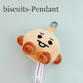 Pikkukuva 1 / 10: BTS Pehmolelu COOKIE RIIPUS - korkealaatuinen biscuits-Pendant