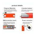Miniatyrbild 2 av 4: BRR-2P4S-5200S 14.4V 5200mAh Ersättningsbatteri för robotdammsugare för S55 S60 S65 S50 S51 S5
