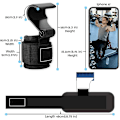 Miniatyrbild 6 av 6: Lyftremmar Power Marklyft Vikt Gymhandskar Tunga Lyft Handledsremmar Kraftiga Viktkrokar Lyftremmar Pad Grepp Lyftdrag 1PCS Red
