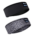 Miniatyrbilde 1 av 10: Trådløse hodetelefoner bluetooth 5.0 sovehodetelefoner sportshodetelefoner 1pc Black＋1pc Grey 1 pc black＋ 1 pc gray