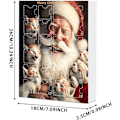 Miniatyrbilde 4 av 5: Katt-Adventskalender 2024, 24 Dagers Julekalender med Søte Kattfigurer, Juledekorasjon