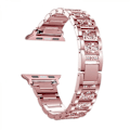 Miniatyrbild 3 av 3: Bling-armband för Apple Watch 38/40/41mm iWatch Series 8/7/6/5/4/3/2/1/SE, justerbart armband i smyckesmetall