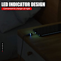 Miniatyrbillede 3 af 8: 2-pak 2m 3i1 Magnetisk Ladekabel Hurtig Opladning 3A SuperCharge Sort