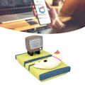 Miniatyrbild 2 av 5: Söt Telefonhållare i Resin, Lättviktig, Universell, Stabil Bordsställning för Alla Mobiltelefoner, Katt
