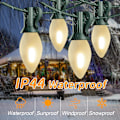 Miniatyrbillede 3 af 5: Pallerina C7 LED Julelys 7,6 m Flerfarvet Julelyskæde Frosted White