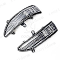 Miniatyrbilde 3 av 5: Sidespeil Blinklys for Subaru Forester Outback Legacy Tribeca LED Sidespeil Repeater Lys Left