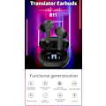Miniatyrbild 2 av 7: Språk-översättningshörlurar, BT5.0 TWS Brusreducerande Översättningsheadset med Digital Display, Stöder 74 Språk 70 Accenter