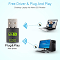 Pikkukuva 3 / 6: USB WiFi Bluetooth -sovitin, 600 Mbps Dual Band 2.4/5 GHz langaton