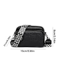 Miniatyrbild 5 av 5: Liten crossbody-väska i läder för kvinnor, axelväska med dragkedja - green