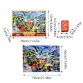 Pikkukuva 1 / 5: 24 Numeroitua Laatikkoa Joulu Adventskalenteri Puzzle 1000 Palaa Joulu Countdown Puzzle Laatikko Joulu Puzzle Leikki