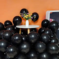 Miniatyrbillede 1 af 5: 10 tommer sorte festballoner 100 pak