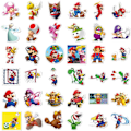 Pikkukuva 4 / 5: 100 kpl Mario Bros -tarra-setti, Super Mario vinyyli vedenpitävä S[GKS] B