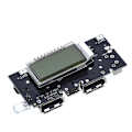 Pikkukuva 1 / 6: 18650 Akkulaturimoduuli Virtapankki PCB-moduulikortti Kaksois-USB 5V 1A/2.1A Akkulaturimoduuli