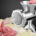 Miniatyrbillede 3 af 10: Manuel Kødhakker Multifunktionel Aluminium Legering Kødkværn Aftagelig Håndsving Værktøj til Hjemmekøkken No. 5