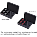 Miniatyrbillede 3 af 5: Hjulkapsler (4 stk.) til KAVANIC Tesla Model Y Model 3 Modifikation Cover (sort/mat sort) Red / Matte Black