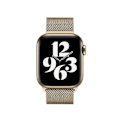 Miniatyrbillede 2 af 4: Apple Watch Milanese Loop-rem - Guld rustfrit stål - 38 mm, 40 mm, 41 mm