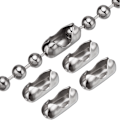 Miniatyrbilde 3 av 5: Kulekjede 3 meter lang med 4,5 mm diameter med 10 typer c