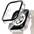 Miniatyrbillede 1 af 6: Vandtæt etui til Apple Watch 7 8 9 45 mm 41 mm Skærmbeskytter Glas+ Cover Bumper Hærdet Glas iWatch 5 SE 6 44 mm 40 mm Tilbehør Clea Clea Clear Series 7 8 9 45mm
