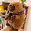 Miniatyrbilde 5 av 8: Skjerf Capybara Plysjdyr Capybara Kosedyr Plysjleketøy 45cm