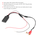 Miniatyrbillede 4 af 6: Universal Bluetooth AUX-modtager Modul 2 RCA AUXIN Adapter til Bilstereo