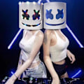 Miniatyrbilde 5 av 5: Marshmellow DJ lysende maske bar atmosfære rekvisitter – CA