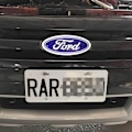 Pikkukuva 2 / 5: 4D LED-logovalot Fordille, eteen ja taakse, punainen Red 17.6cmby6.9cm