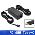 Miniatyrbild 3 av 5: Ny Universal 65W USB-C Bärbar Laddare för Chromebooks Thinkpads Notebook Telefon PD Snabbladdning Typ-C Strömadapter
