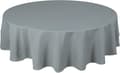 Rund duk tillverkad av kvalitetsmaterial 140cm 55 Light Grey