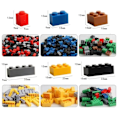 Miniatyrbild 5 av 5: Byggklossar Stort Paket. 800 bitar Multicolor multifärg