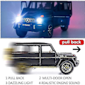 Pikkukuva 2 / 4: 1/24 Benz G63 AMG -automalli, sinkkiseoksesta valmistettu vedettävä leluauto