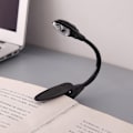 Miniatyrbilde 1 av 3: Les med letthet med vår boklampe - Leselampe med LED og klips Svart black