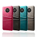 Miniatyrbillede 5 af 5: KSQ Dobbelt Kort Slots PU Læderbelagt PC Skal Cover til Nokia X10/Nokia X20 Style G Nokia X10 5G