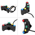 Miniatyrbilde 8 av 8: 22mm 12V Motorsykkel Joystick Bryter Frontlykt Blinklys Tåkelys Horn PÅ/AV Start Drep Bryter 0.1