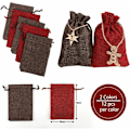 Miniatyrbilde 3 av 5: DIY Adventskalender - Julkalender 2023 for å fylle med adventsnummer - Tremerker - Julegave - Stoffpose for menn, kvinner, barn