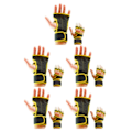 Miniatyrbilde 3 av 5: 1/2/3/5 2 stk Lette og pustende treningshansker i skinn for Gule M Yellow M 5Set