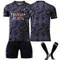 Miniatyrbild 1 av 5: Nytt Fotbollsset för Pojkar Barn Kortärmad Tröja Strumpor Arsenal Bortaställ Blank arsenal away kit blank 26/(10-11 years)
