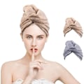 Miniatyrbilde 2 av 6: Hårhåndkle Turban, 2 stk Turban Hårhåndkle Hår