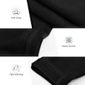 Miniatyrbillede 4 af 5: Fleeceforet termiske leggings til kvinder - bløde, elastiske, varme vinterleggings til kvinder - træningsleggings med høj talje og mavekontrol - yogabukser med lommer, S