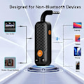 Miniatyrbillede 7 af 10: Bluetooth 5.2 Audio Receiver Transmitter 3.5MM 3.5 AUX med Mikrofon Stereo Musik Trådløs Adapter