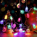 Pikkukuva 4 / 7: LED Ramadan -valosarja (20 LED) - 3m tähti- ja kuukoristeet kotiin ja F 5 color types